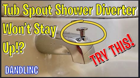 shower diverter handle just spins|Shower diverter turns but doesnt divert